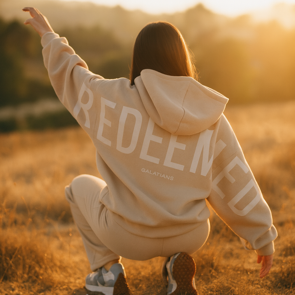 Yield Faith Graphic Oversized Fleece Hoodie Product Image 02