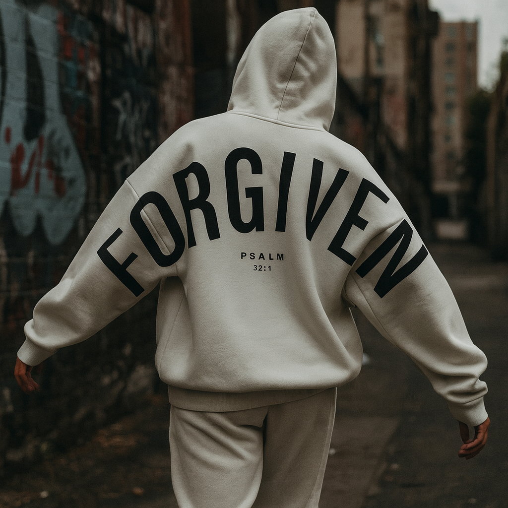 Yield Faith Graphic Oversized Fleece Hoodie Product Image 03