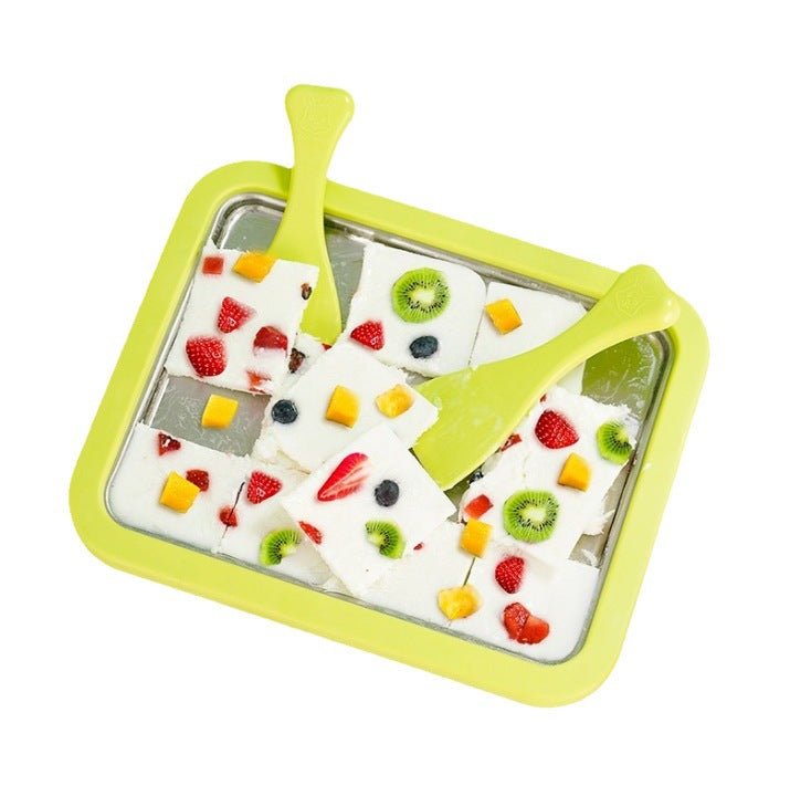 Yogurt Ice Cream Roll Maker Manual Dessert Kit Product Image 09