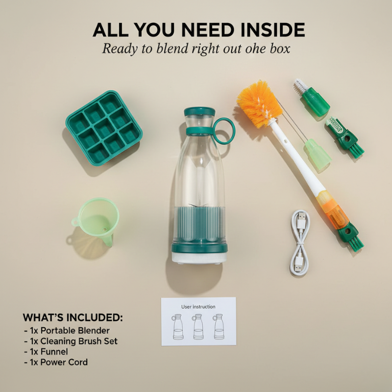 Zippy Portable Smoothie Blender Bottle Product Image 07