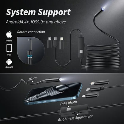 Zoneview Phone Inspection Camera Flexible Led Product Image 02