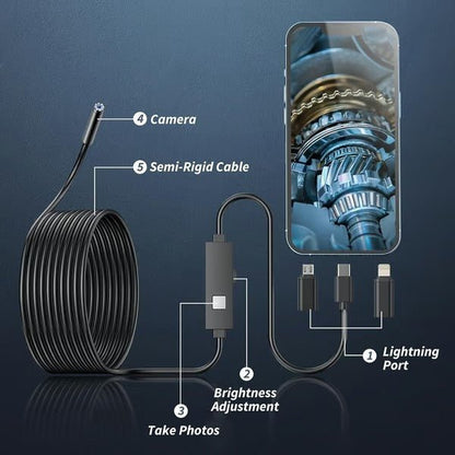 Zoneview Phone Inspection Camera Flexible Led Product Image 04